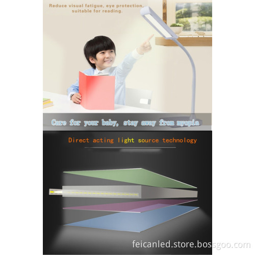 2016 3 level sensitive touch led students eyes-protection desk lamp/energy-saving and elegant lighting led table lamp